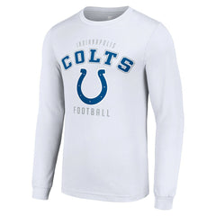 Indianapolis Colts Starter Long Sleeve T-Shirt White - NFL