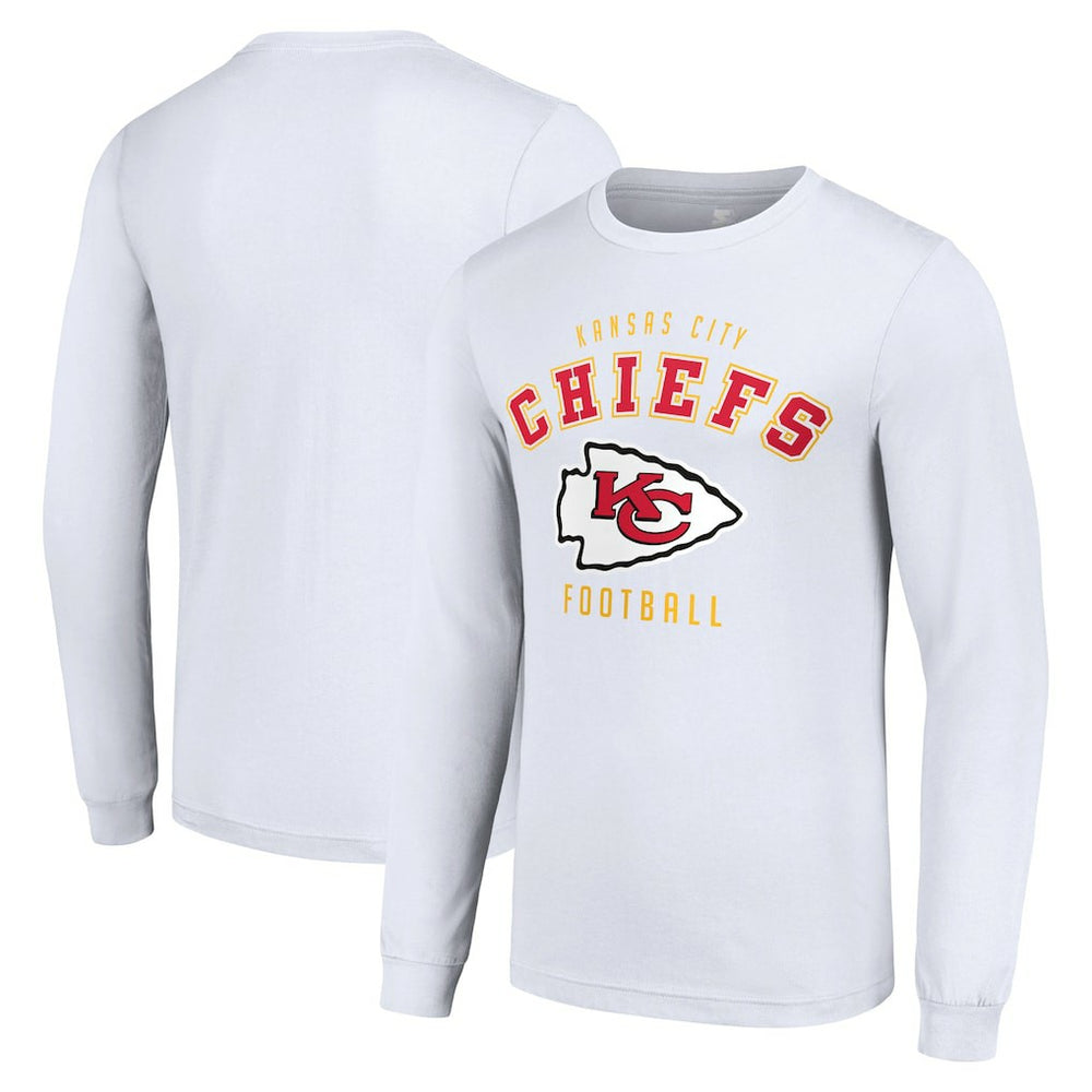 Kansas City Chiefs Starter Long Sleeve T-Shirt White - NFL
