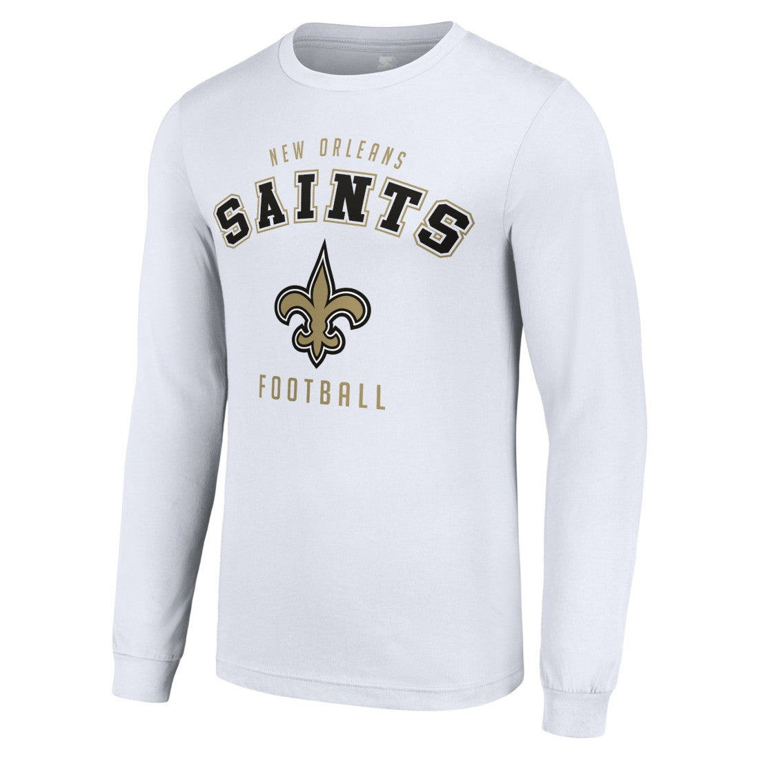 New Orleans Saints Starter Long Sleeve T-Shirt White - NFL