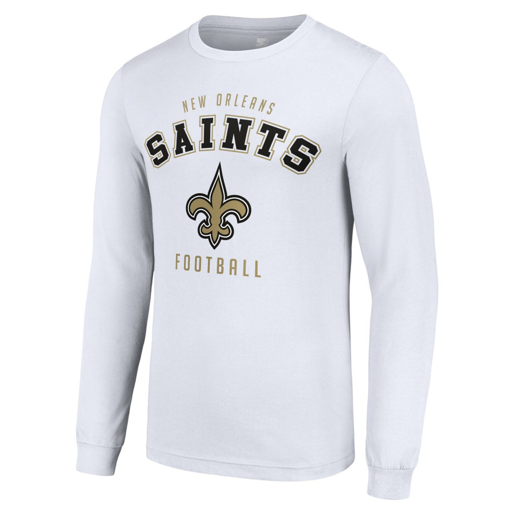 New Orleans Saints Starter Long Sleeve T-Shirt White - NFL