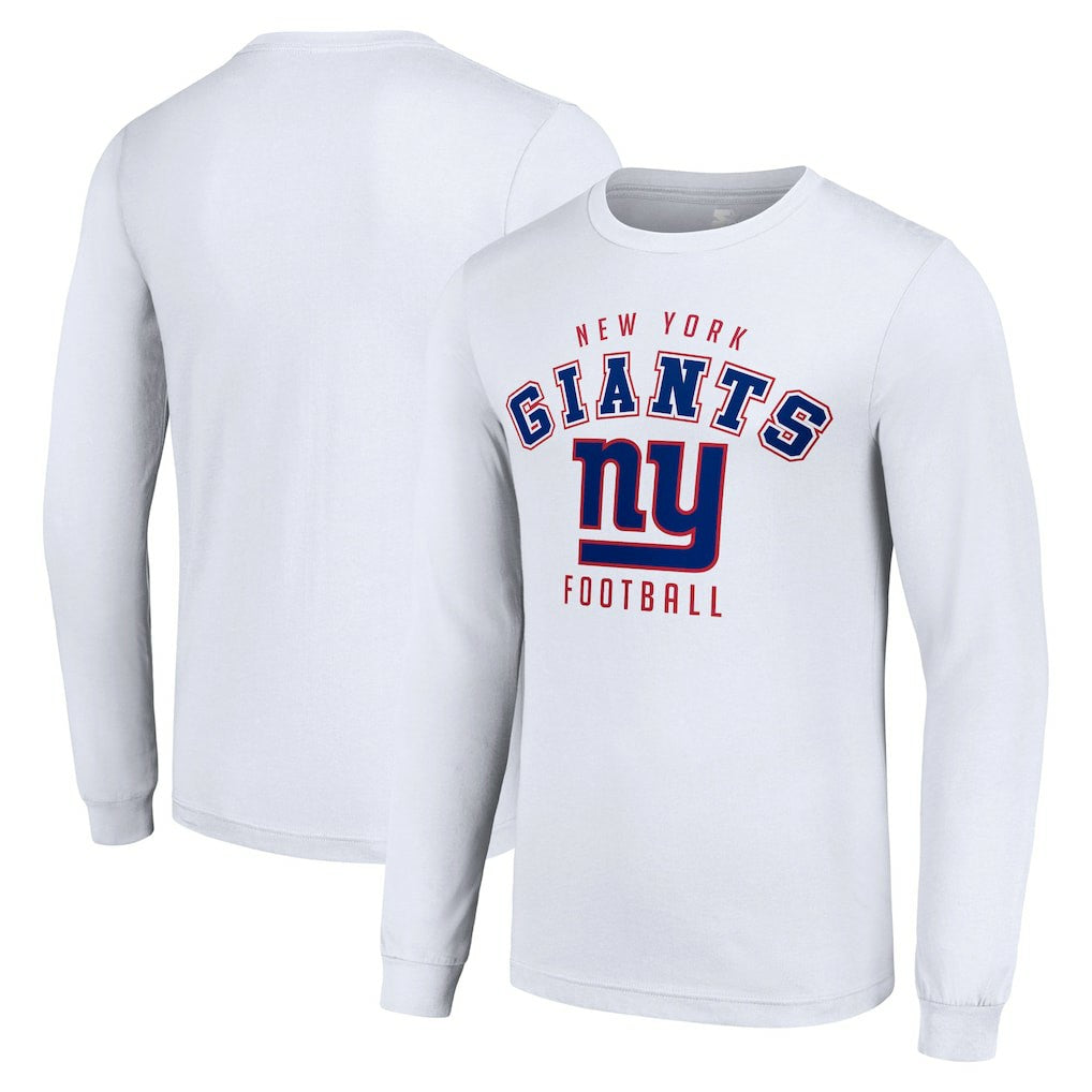 New York Giants Starter Long Sleeve T-Shirt White - NFL