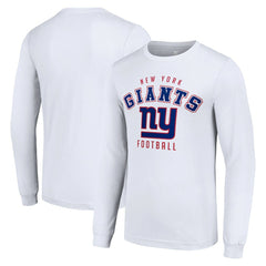 New York Giants Starter Long Sleeve T-Shirt White - NFL