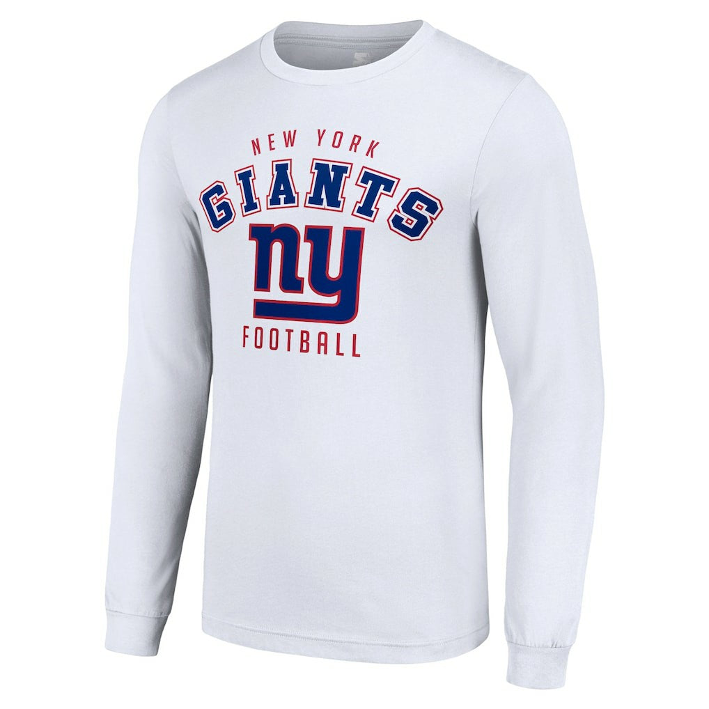 New York Giants Starter Long Sleeve T-Shirt White - NFL
