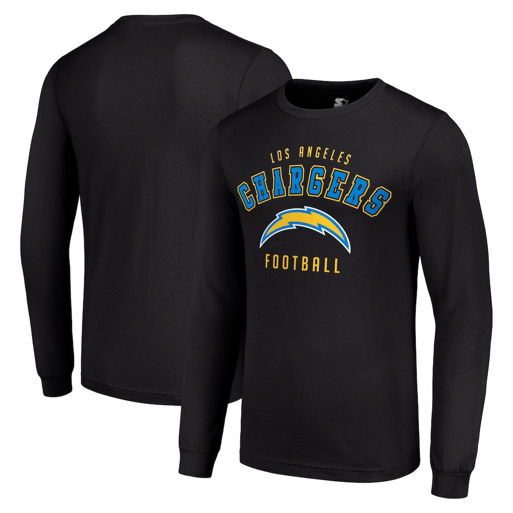 Los Angeles Chargers Starter Long Sleeve T-Shirt Black - NFL