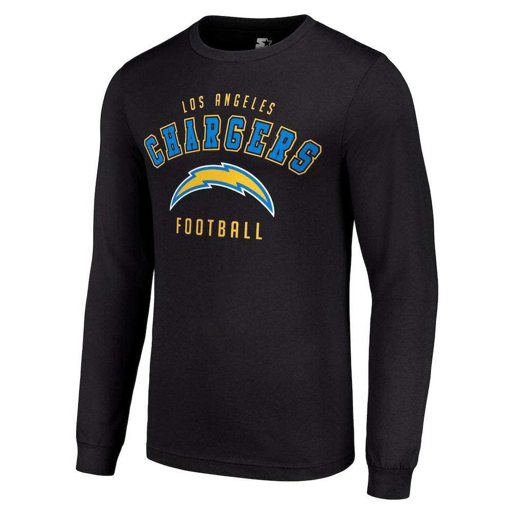 Los Angeles Chargers Starter Long Sleeve T-Shirt Black - NFL