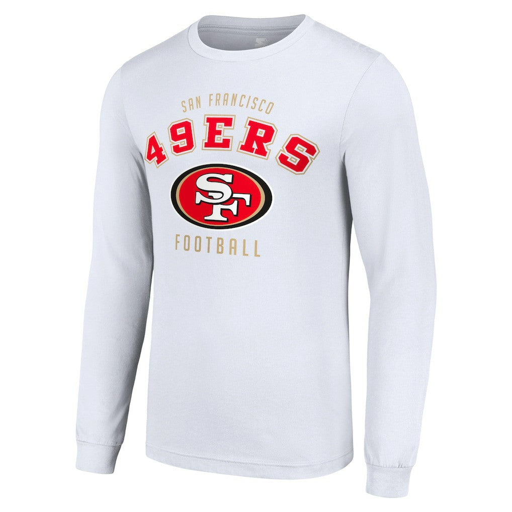 San Francisco 49ers Starter Long Sleeve T-Shirt White - NFL