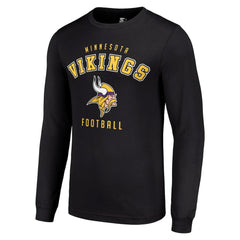 Minnesota Vikings Starter Long Sleeve T-Shirt Black - NFL