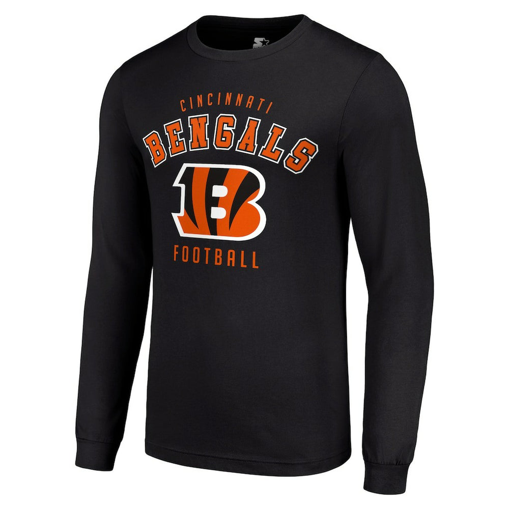 Cincinnati Bengals Starter Long Sleeve T-Shirt Black - NFL