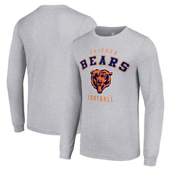 Chicago Bears Starter Long Sleeve T-Shirt Heather Gray - NFL