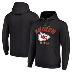 Kansas City Chiefs Starter Unisex Logo Pullover Hoodie Black - NFL