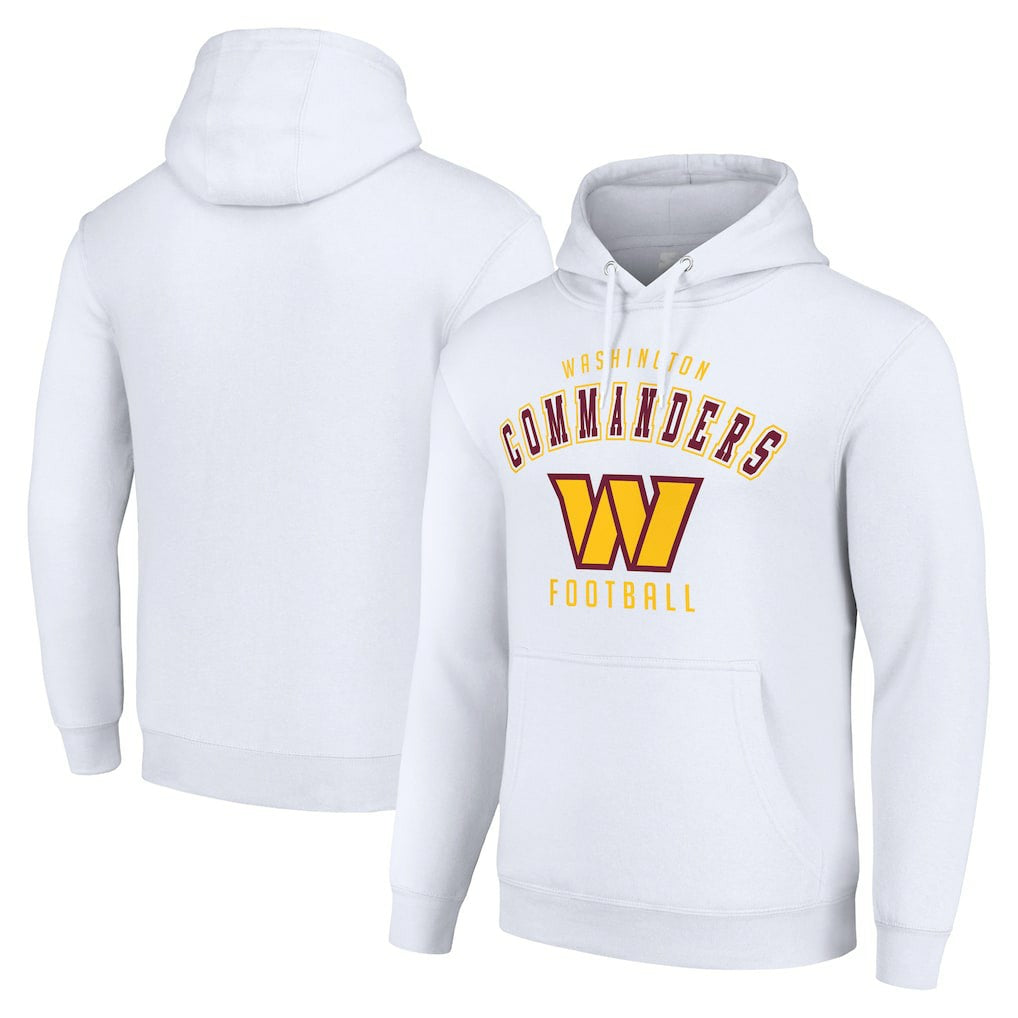 Washington Commanders Starter Unisex Logo Pullover Hoodie White - NFL