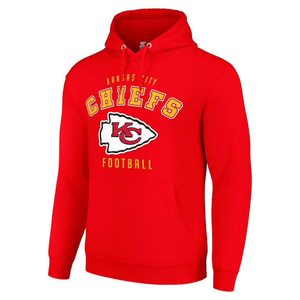 Kansas City Chiefs Starter Unisex Logo Pullover Hoodie Red - NFL