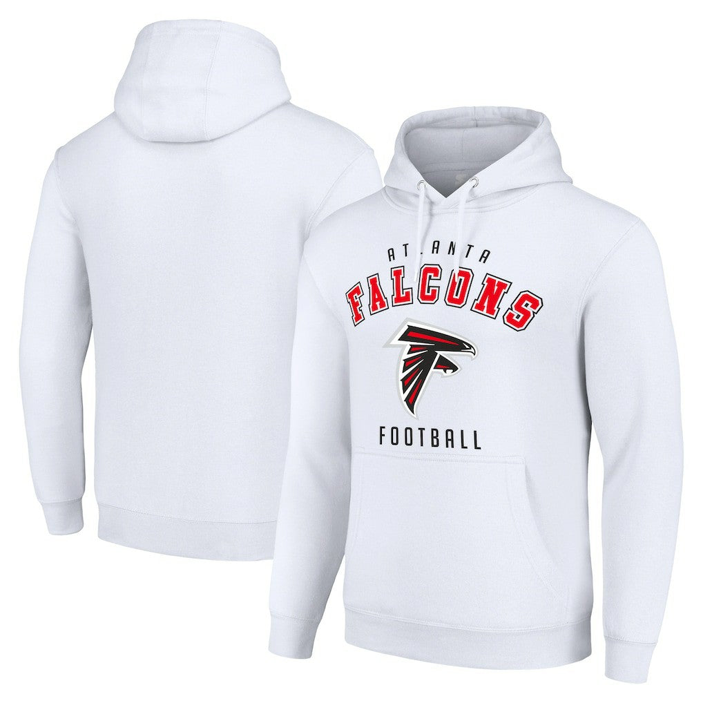 Atlanta Falcons Starter Unisex Logo Pullover Hoodie White - NFL