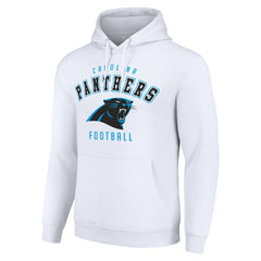 Carolina Panthers Starter Unisex Logo Pullover Hoodie White - NFL
