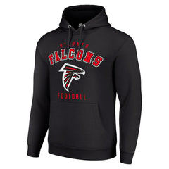 Atlanta Falcons Starter Unisex Logo Pullover Hoodie Black - NFL