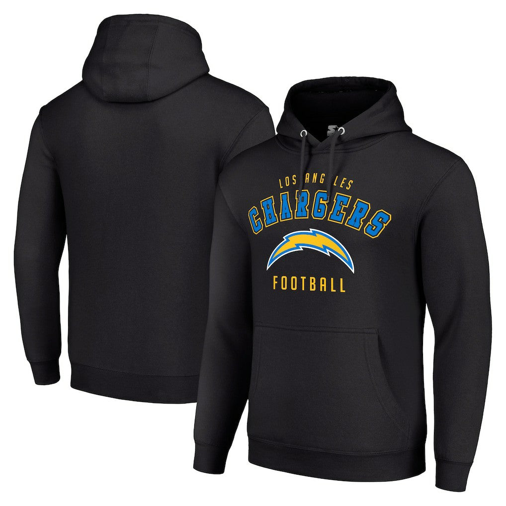 Los Angeles Chargers Starter Unisex Logo Pullover Hoodie Black - NFL