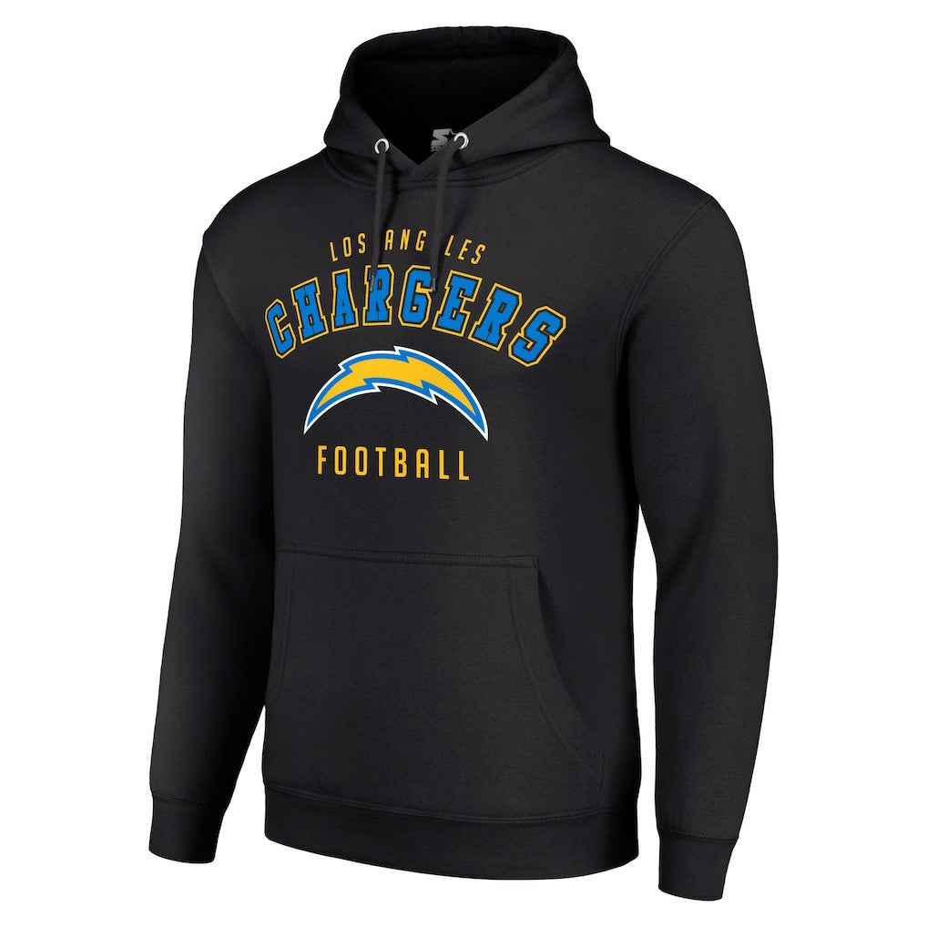 Los Angeles Chargers Starter Unisex Logo Pullover Hoodie Black - NFL