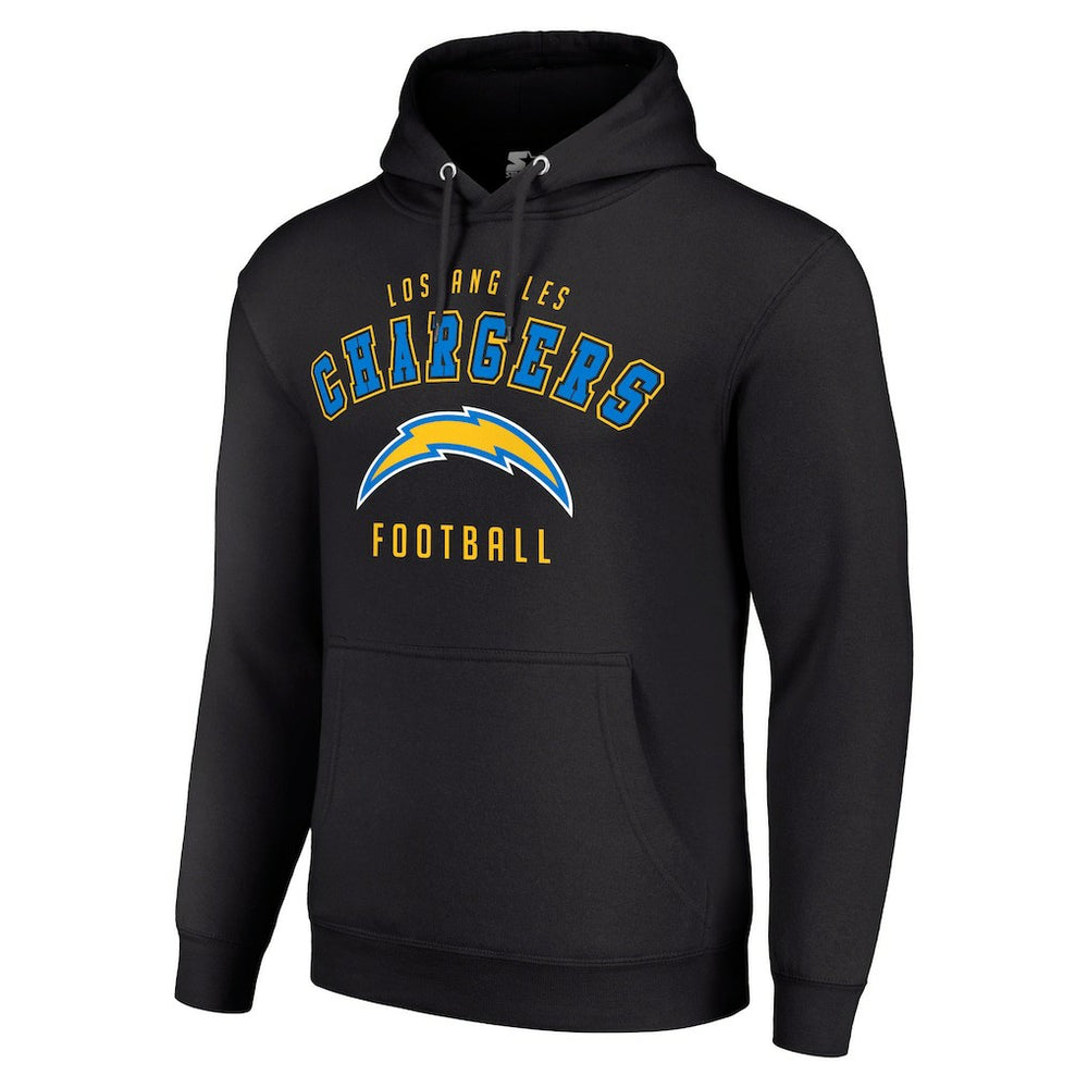 Los Angeles Chargers Starter Unisex Logo Pullover Hoodie Black - NFL