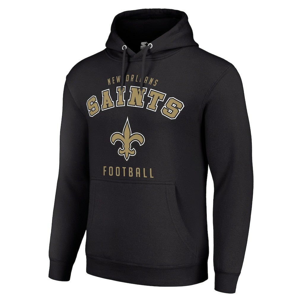 New Orleans Saints Starter Unisex Logo Pullover Hoodie Black - NFL