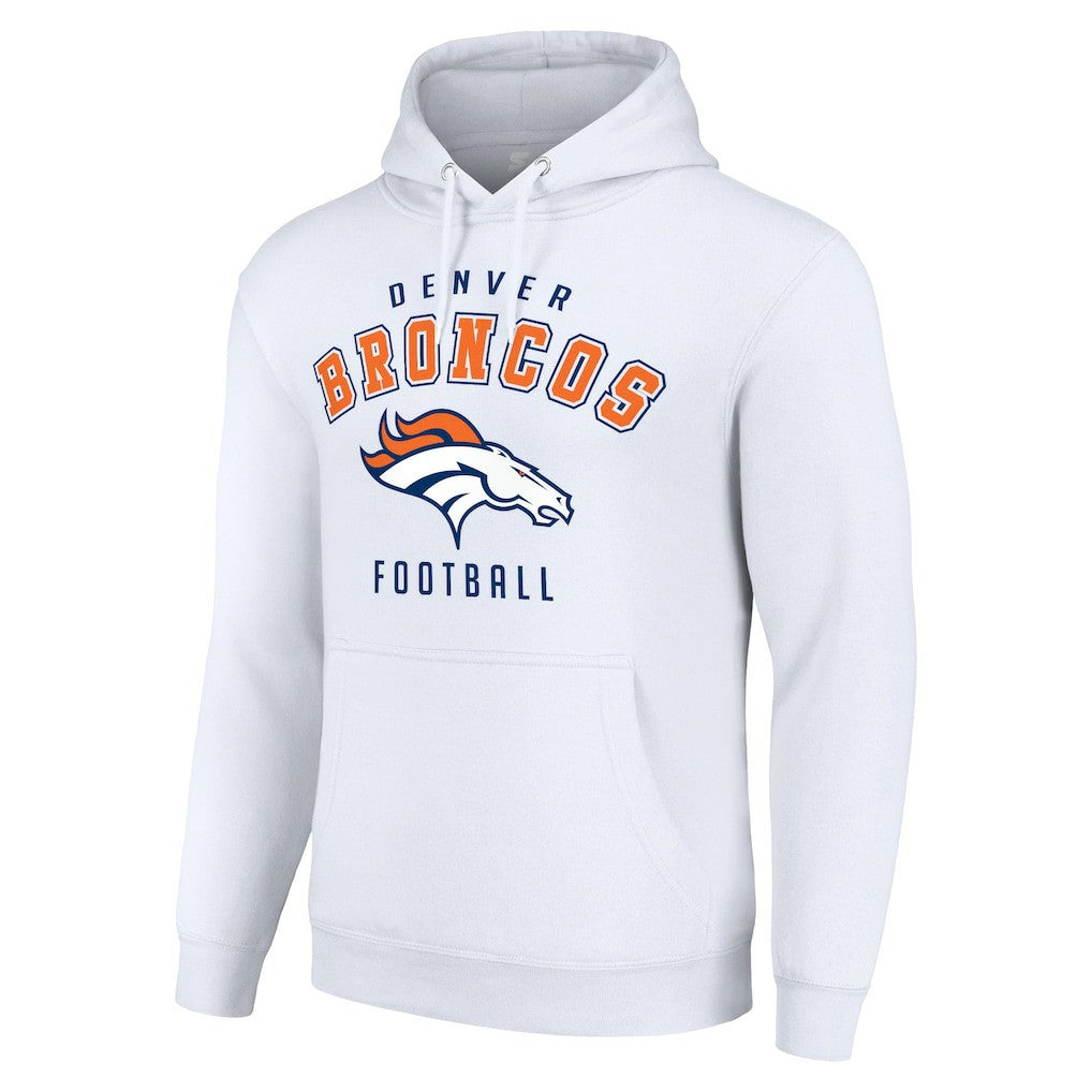 Denver Broncos Starter Unisex Logo Pullover Hoodie White - NFL