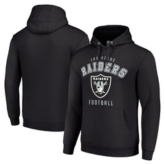 Las Vegas Raiders Starter Unisex Logo Pullover Hoodie Black - NFL
