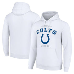 Indianapolis Colts Starter Unisex Logo Pullover Hoodie White - NFL