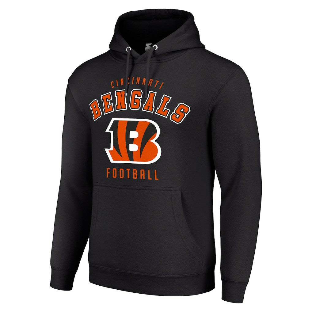 Cincinnati Bengals Starter Unisex Logo Pullover Hoodie Black - NFL