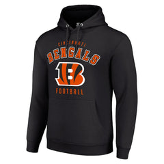 Cincinnati Bengals Starter Unisex Logo Pullover Hoodie Black - NFL