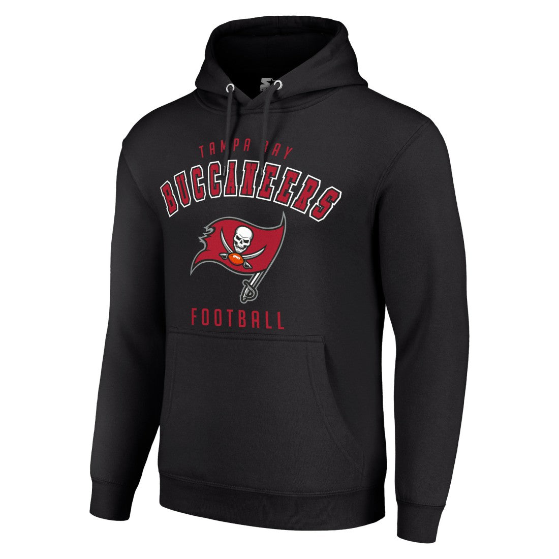 Tampa Bay Buccaneers Starter Unisex Logo Pullover Hoodie Black - NFL