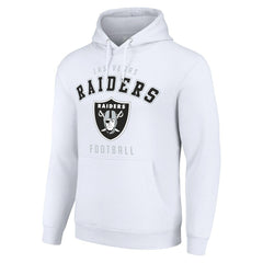 Las Vegas Raiders Starter Unisex Logo Pullover Hoodie White - NFL