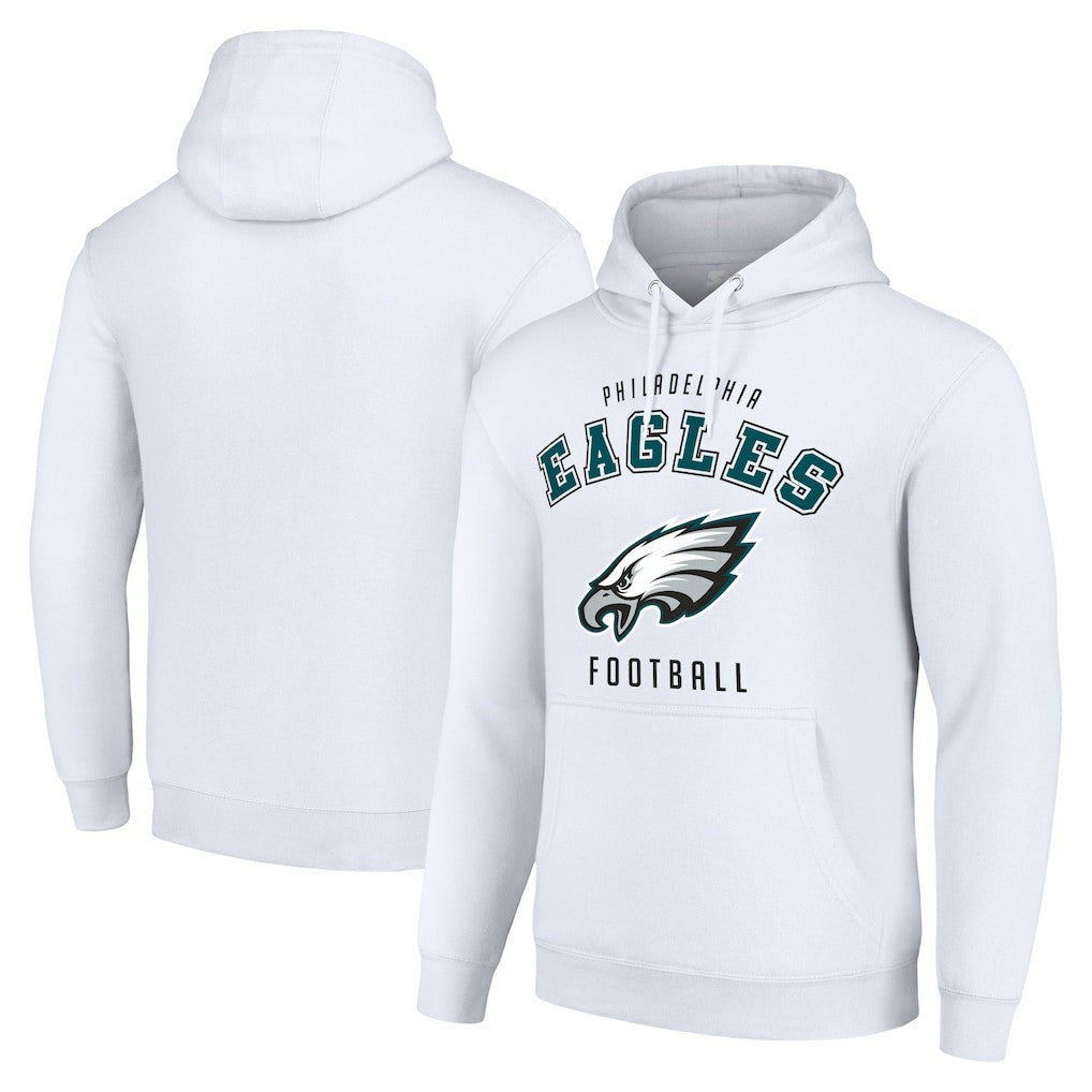Philadelphia Eagles Starter Unisex Logo Pullover Hoodie White - NFL