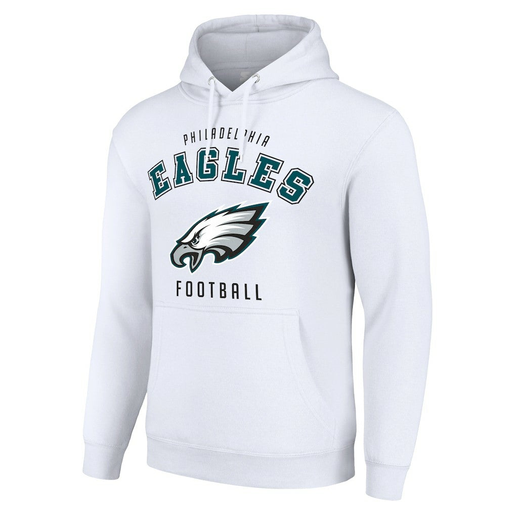 Philadelphia Eagles Starter Unisex Logo Pullover Hoodie White - NFL