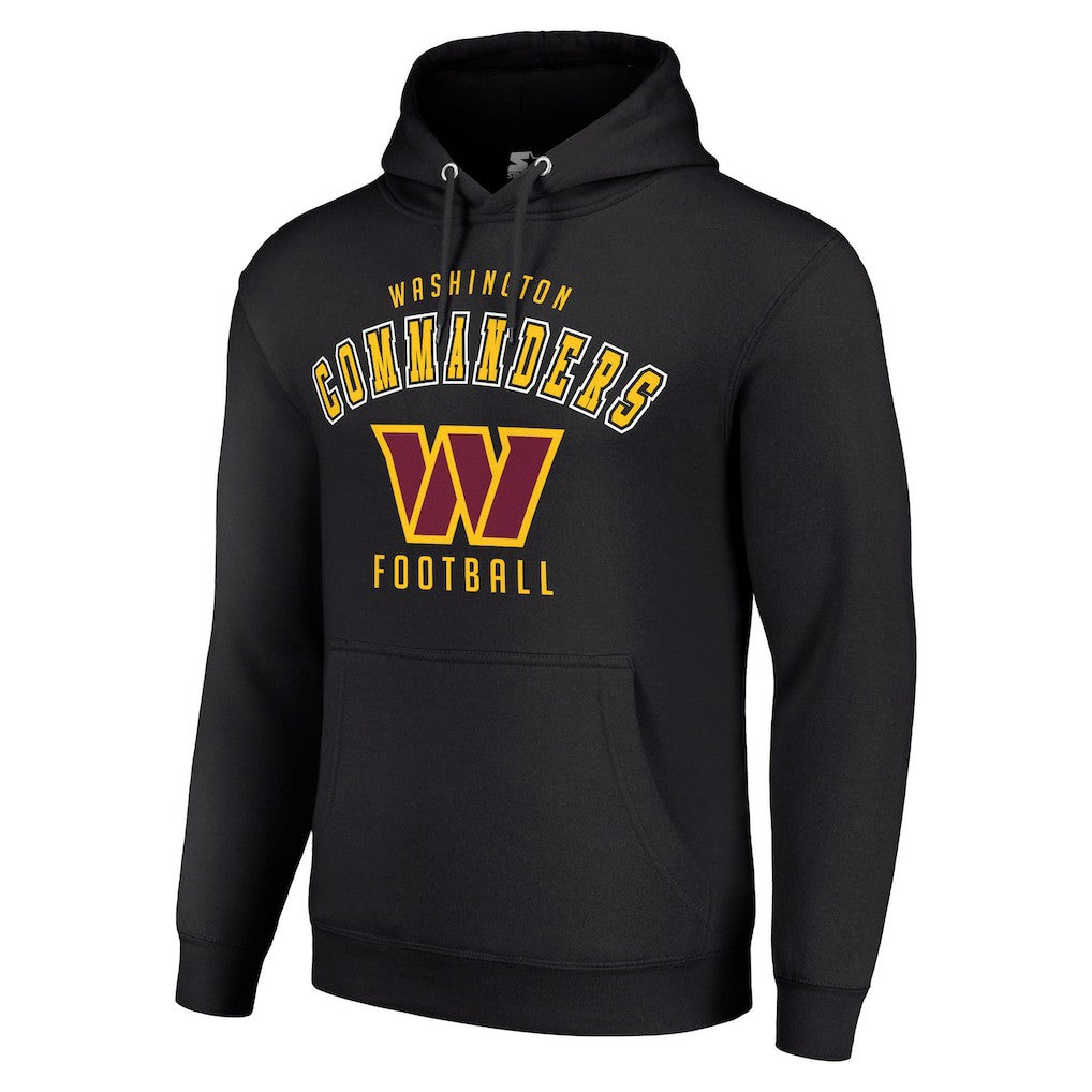 Washington Commanders Starter Unisex Logo Pullover Hoodie Black - NFL