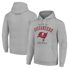 Tampa Bay Buccaneers Starter Unisex Logo Pullover Hoodie Heather Gray - NFL