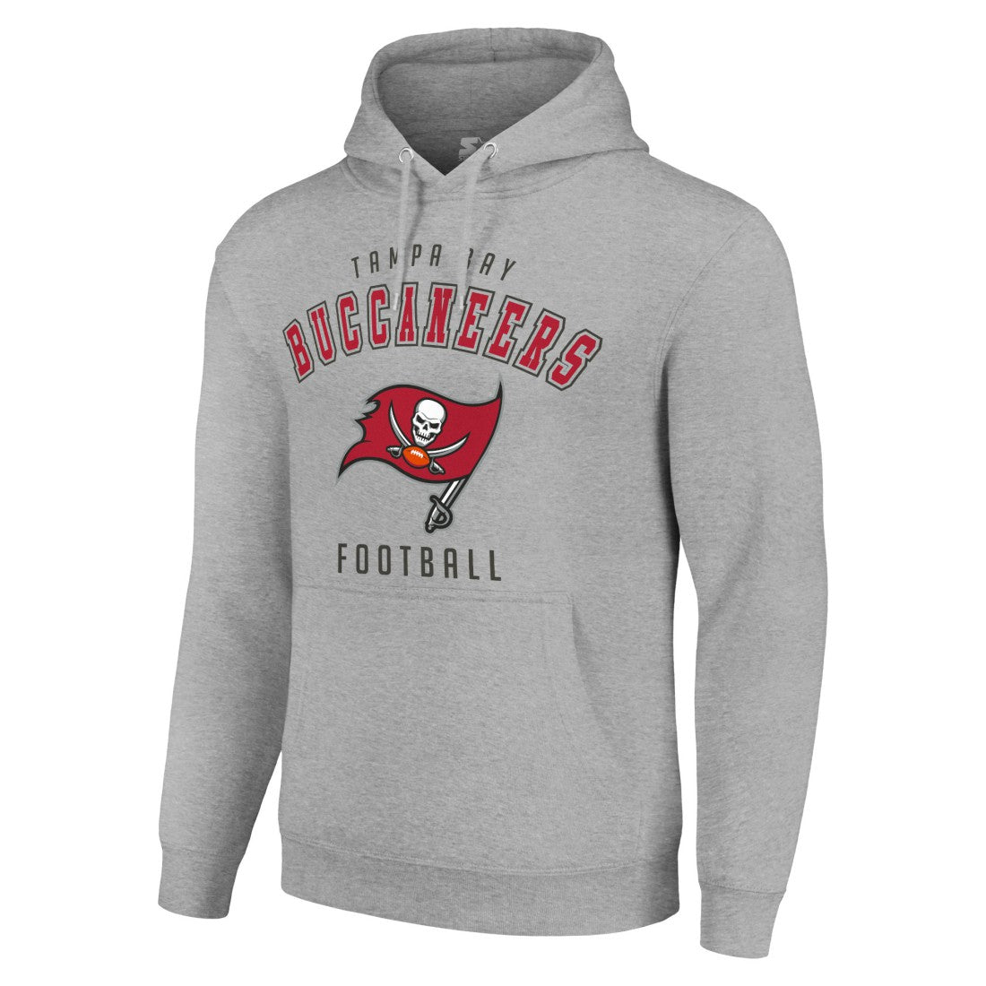 Tampa Bay Buccaneers Starter Unisex Logo Pullover Hoodie Heather Gray - NFL