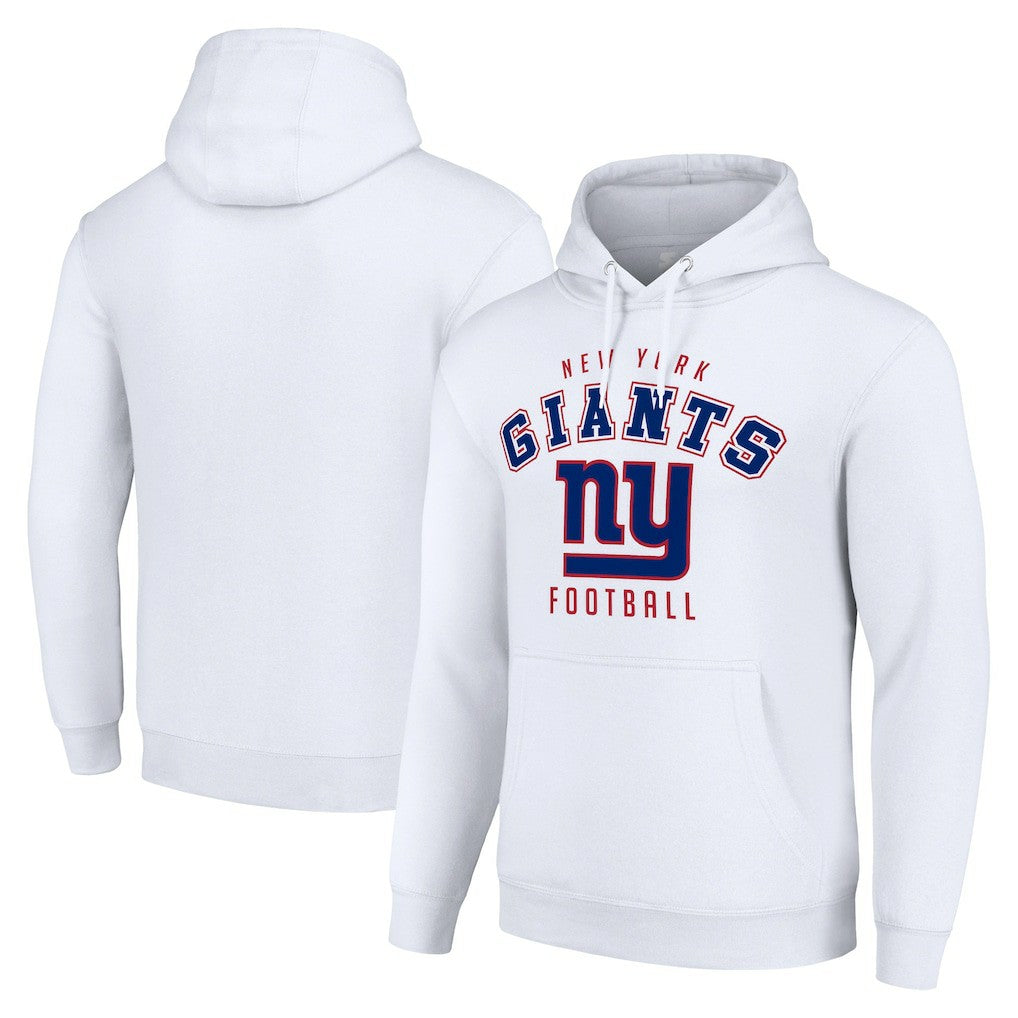 New York Giants Starter Unisex Logo Pullover Hoodie White - NFL