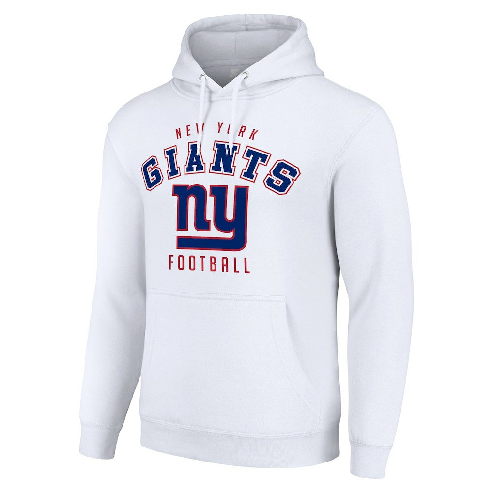 New York Giants Starter Unisex Logo Pullover Hoodie White - NFL