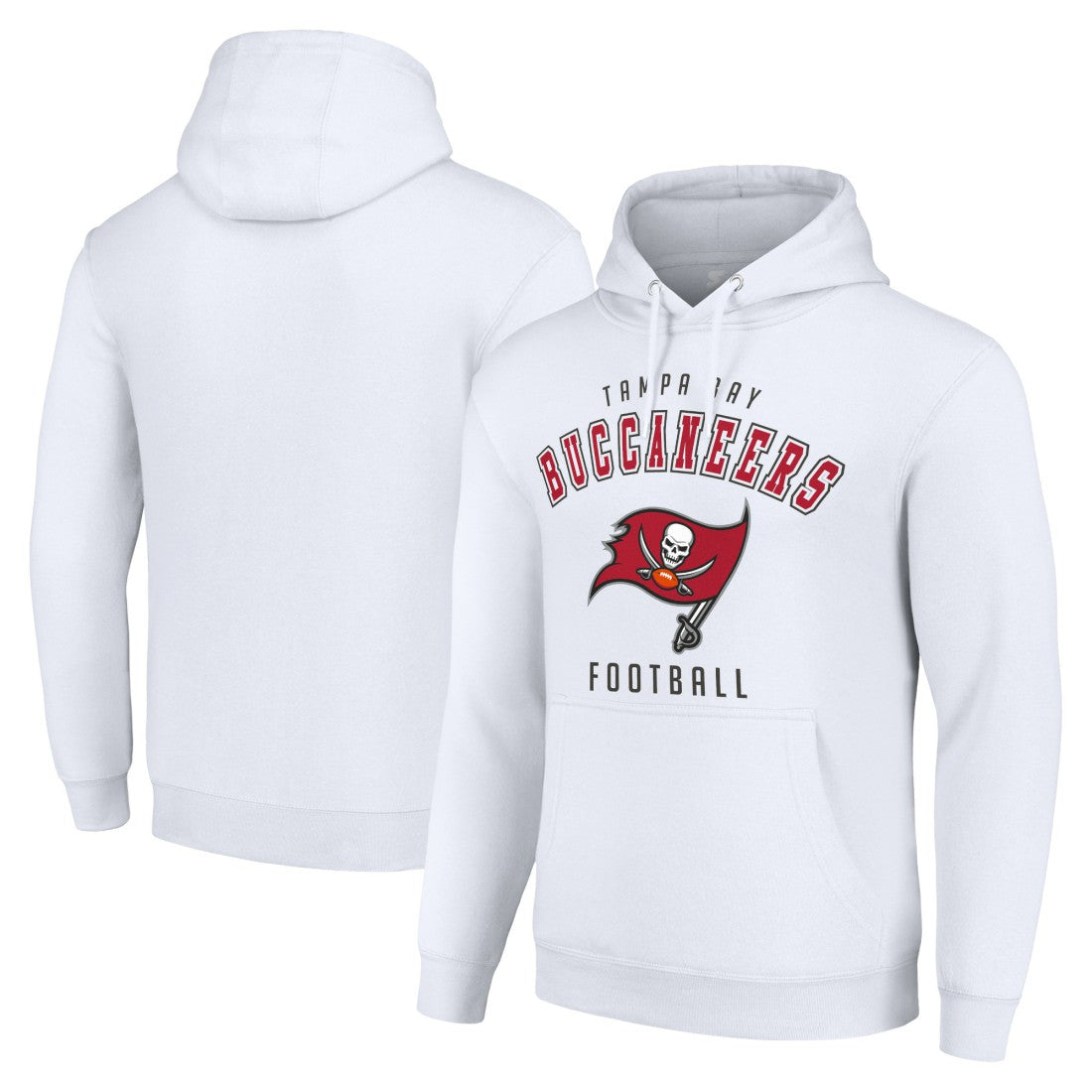 Tampa Bay Buccaneers Starter Unisex Logo Pullover Hoodie White - NFL