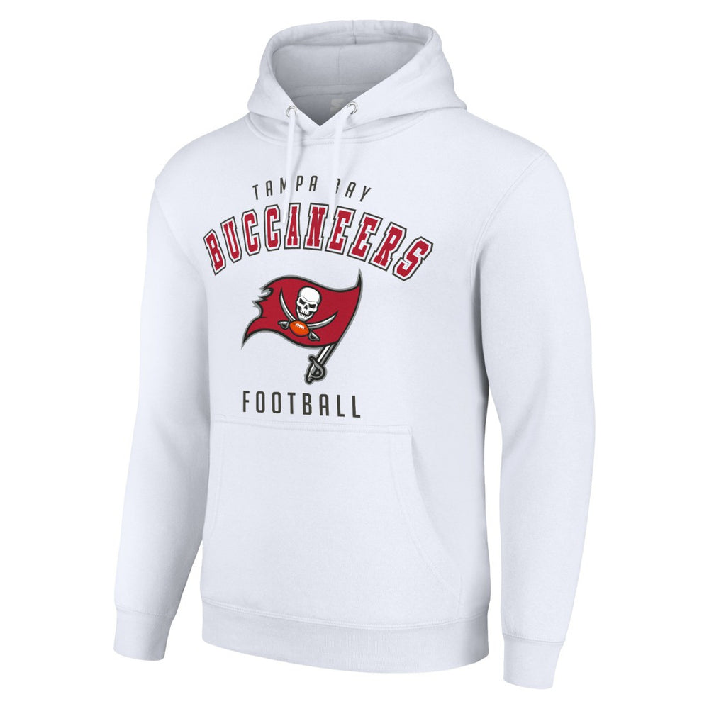 Tampa Bay Buccaneers Starter Unisex Logo Pullover Hoodie White - NFL