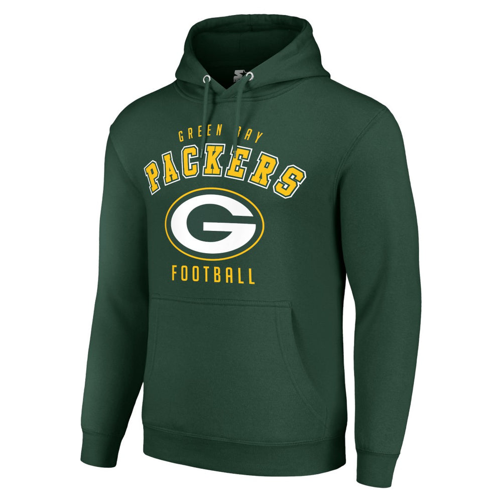 Green Bay Packers Starter Unisex Logo Pullover Hoodie Green - NFL