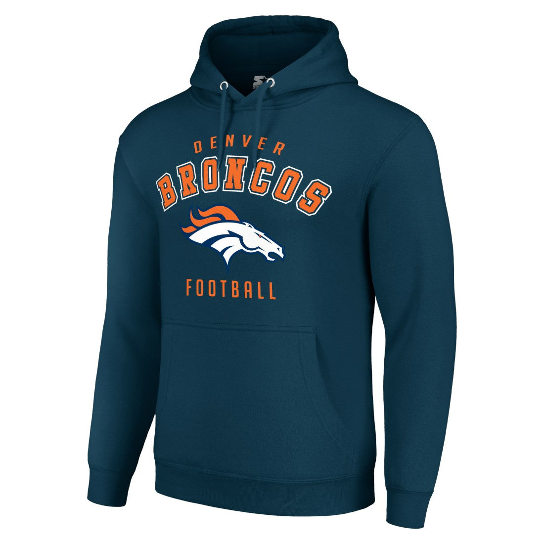 Denver Broncos Starter Unisex Logo Pullover Hoodie Navy - NFL