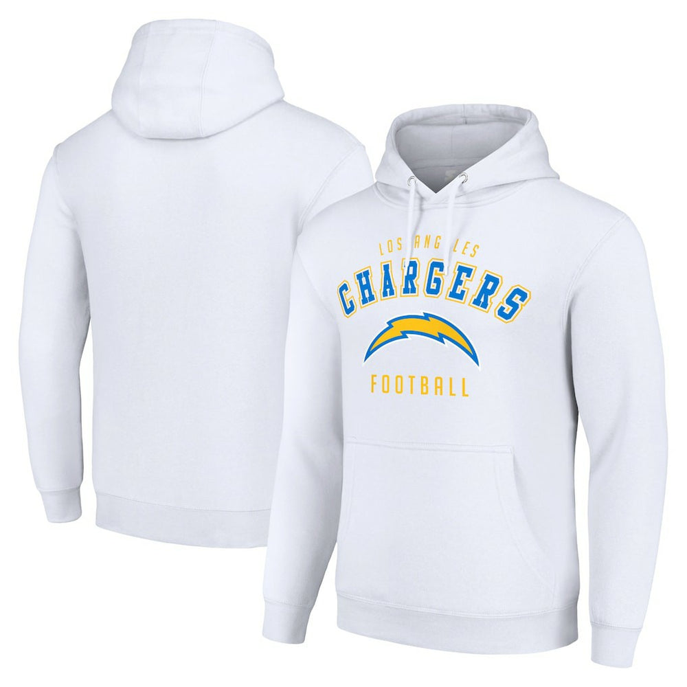 Los Angeles Chargers Starter Unisex Logo Pullover Hoodie White - NFL