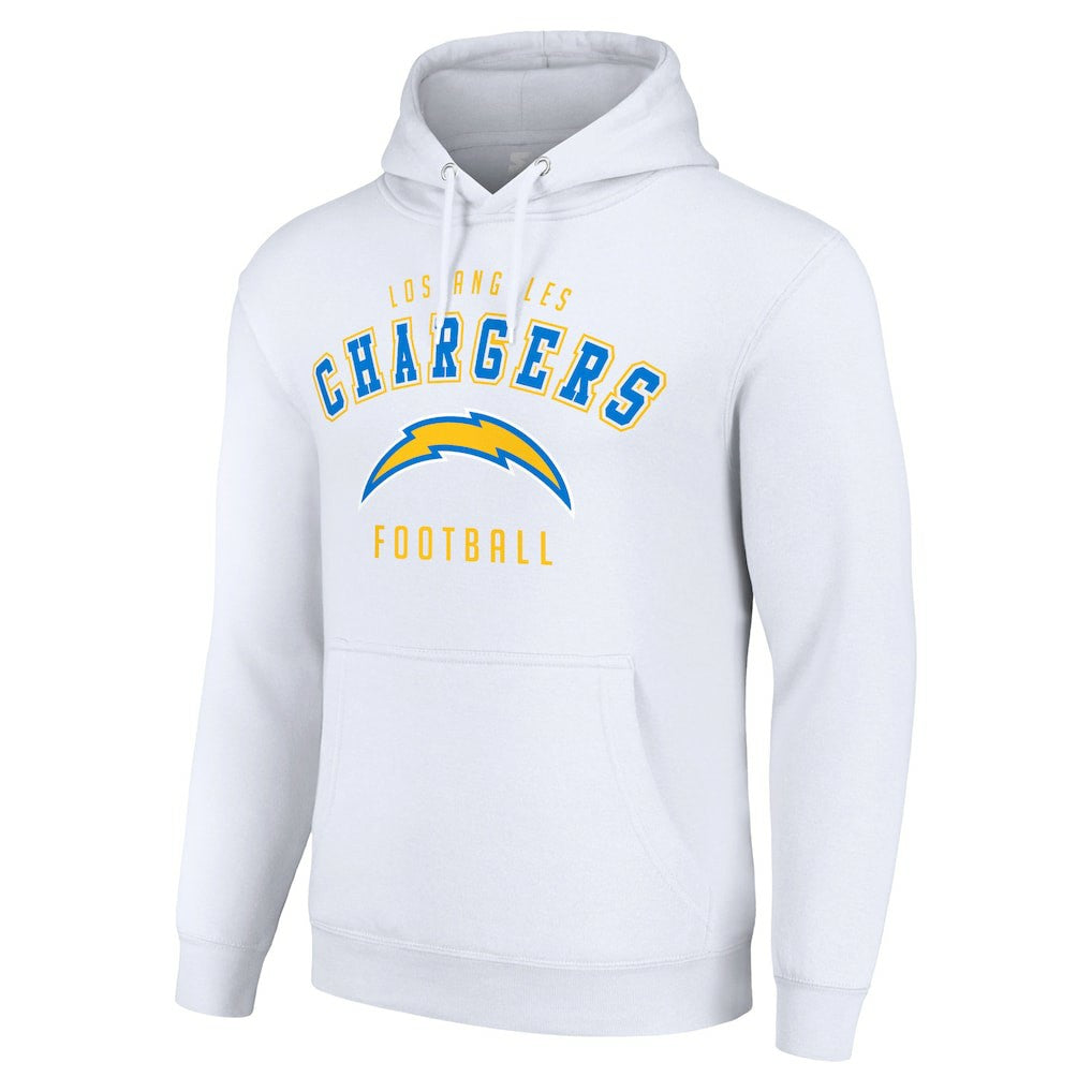 Los Angeles Chargers Starter Unisex Logo Pullover Hoodie White - NFL
