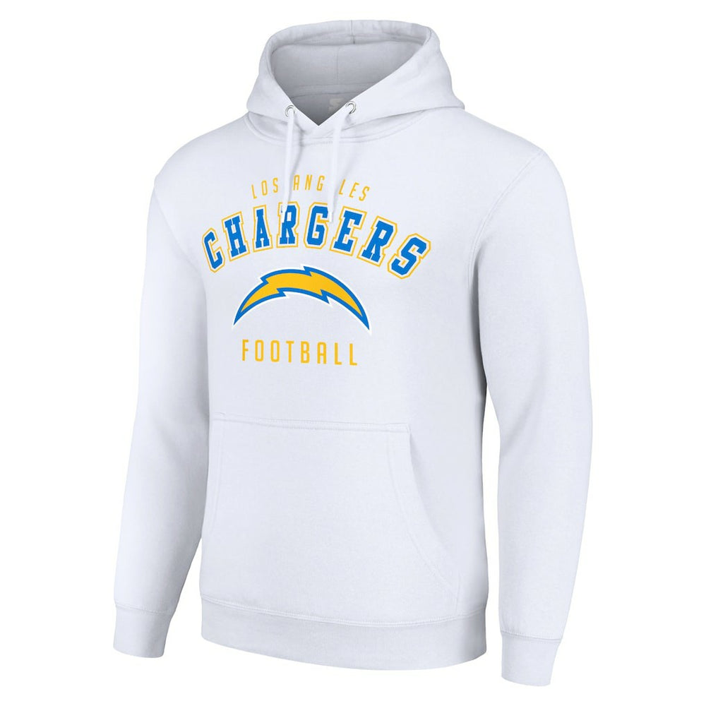 Los Angeles Chargers Starter Unisex Logo Pullover Hoodie White - NFL