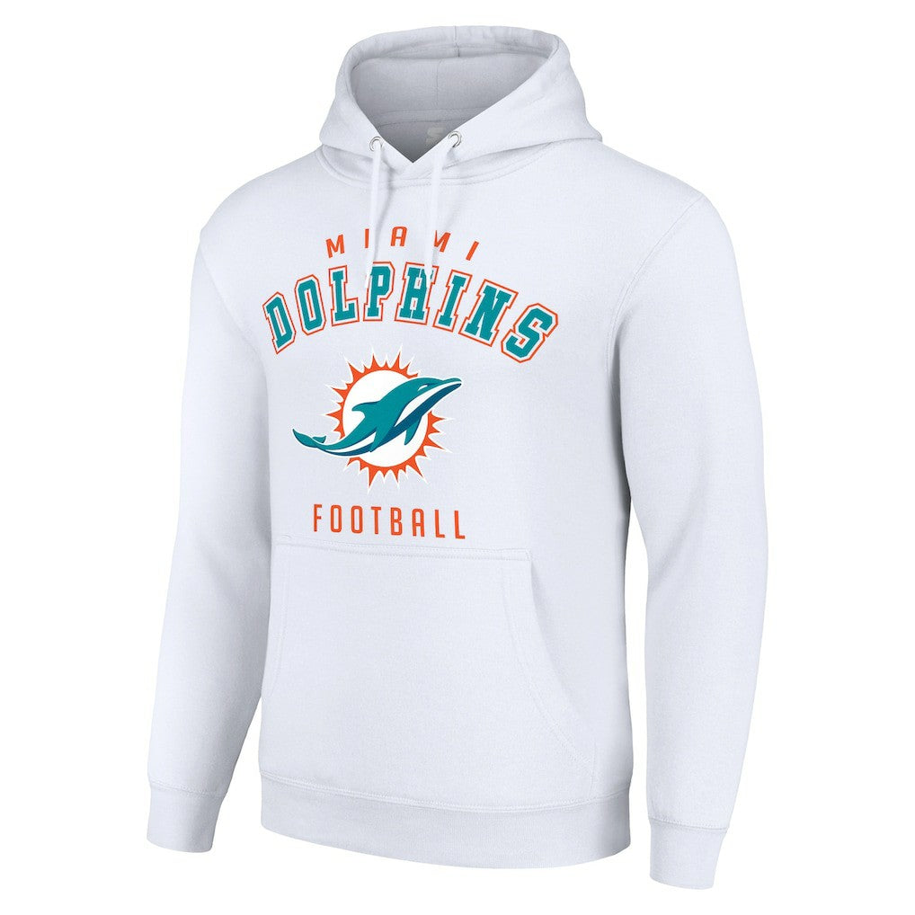 Miami Dolphins Starter Unisex Logo Pullover Hoodie White - NFL