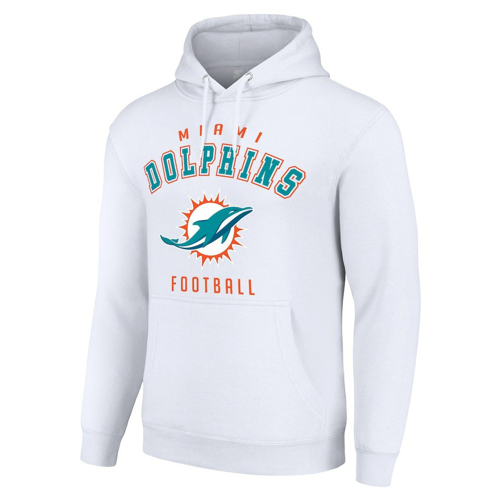 Miami Dolphins Starter Unisex Logo Pullover Hoodie White - NFL