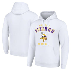 Minnesota Vikings Starter Unisex Logo Pullover Hoodie White - NFL
