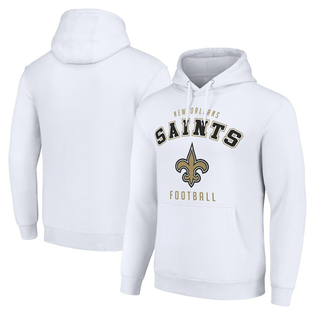 New Orleans Saints Starter Unisex Logo Pullover Hoodie White - NFL