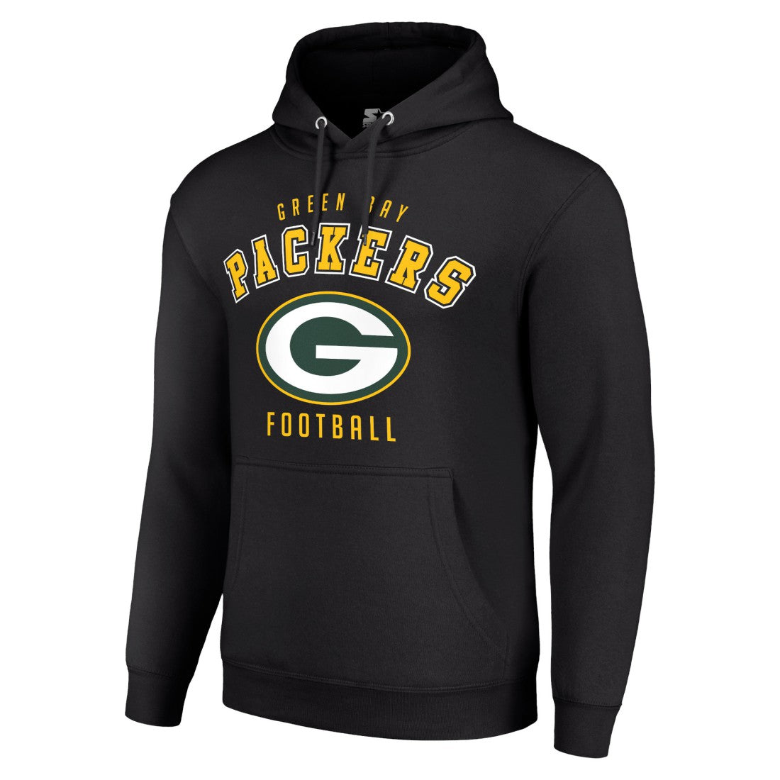Green Bay Packers Starter Unisex Logo Pullover Hoodie Black - NFL