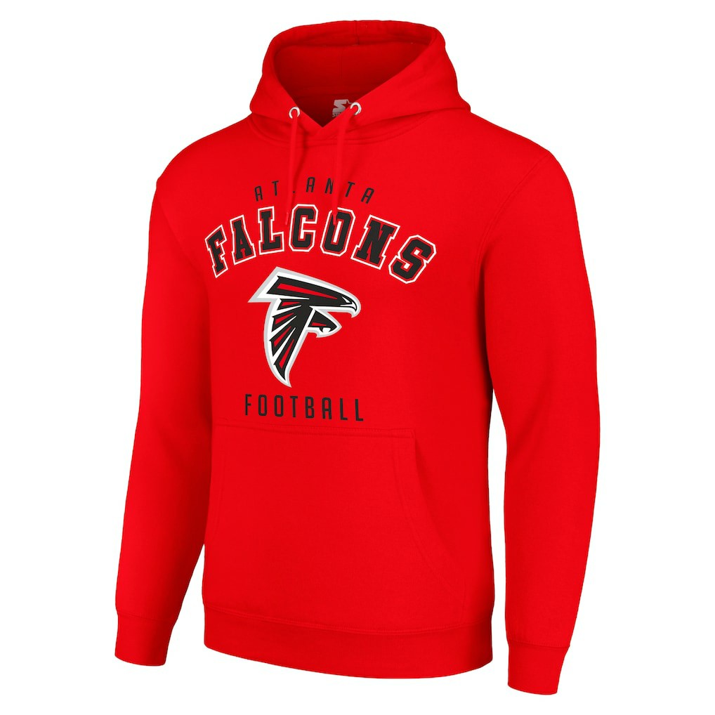 Atlanta Falcons Starter Unisex Logo Pullover Hoodie Red - NFL